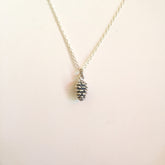 Pinecone Neclkace Sterling - abigailheche